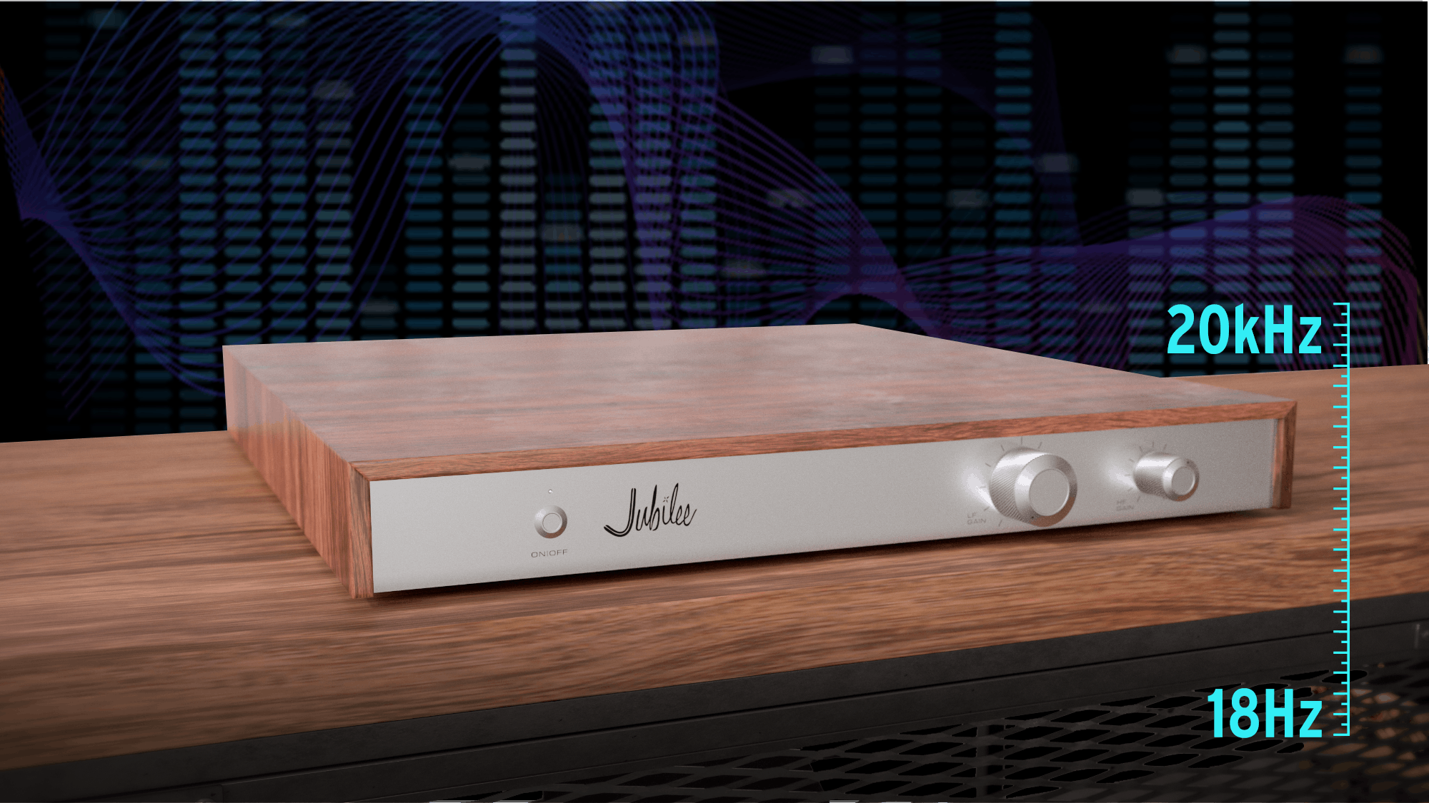 Jubilee Active Crossover with a graphical depiction of frequency range2